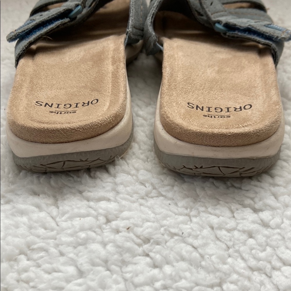 Earth Origins Morrocan Blue Sandals with Adjustable Straps Size 7 EUC - Picture 5 of 5